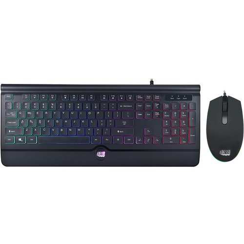 Adesso EasyTouch 137CB Illuminated Gaming Keyboard & Mouse Combo 300/500