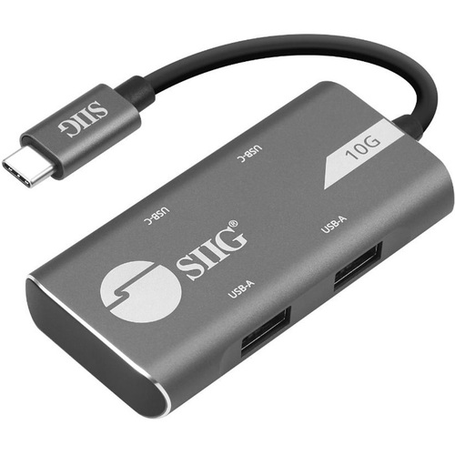 SIIG 4 Port USB 3.1 Gen 2 10G Hub   2A2C 300/500