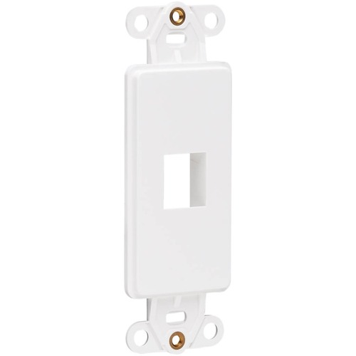 Tripp Lite By Eaton Center Plate Insert Decora Vertical 1 Port For A/V VoIP Ethernet 300/500