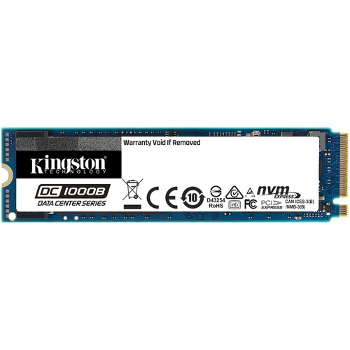 Kingston DC1000B 240 GB Solid State Drive   M.2 2280 Internal   PCI Express NVMe (PCI Express NVMe 3.0 X4) 300/500