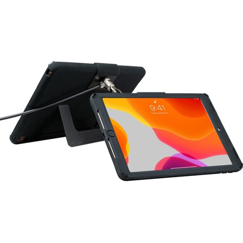 CTA Digital Security Case With Kickstand And Anti Theft Cable For IPad 10.2" 7th Gen 300/500