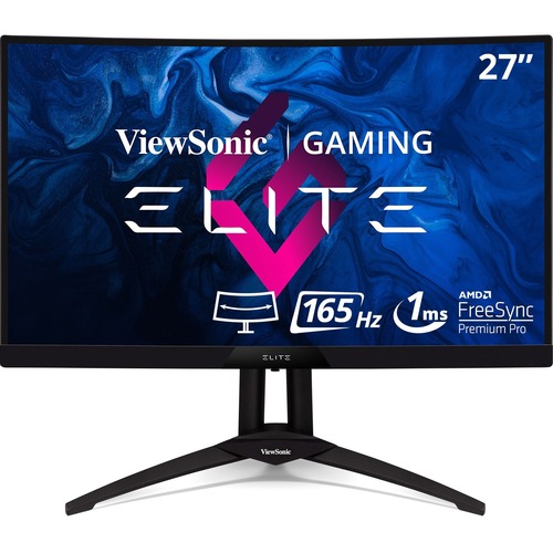 ViewSonic XG270QC 27" ELITE Curved 1440p 1ms 165Hz Gaming Monitor With FreeSync Premium Pro 300/500