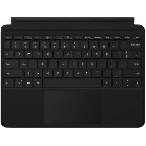Microsoft Surface Go Type Cover Black   Compatible With Select Surface Gos   Large Glass Trackpad   Backlit Keyboard   Constructed With Alcantara Material   Designed To Adjust To Any Angle 300/500