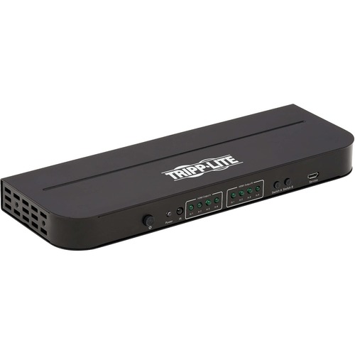 Tripp Lite By Eaton 4x2 HDMI Matrix Switch/Splitter With Audio Extractor   4K 60 Hz, IR Control, HDCP 2.2, 4:4:4 300/500