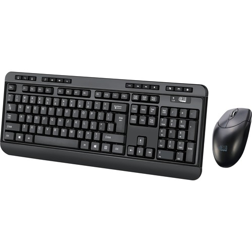 Adesso Antimicrobial Wireless Desktop Keyboard And Mouse 300/500