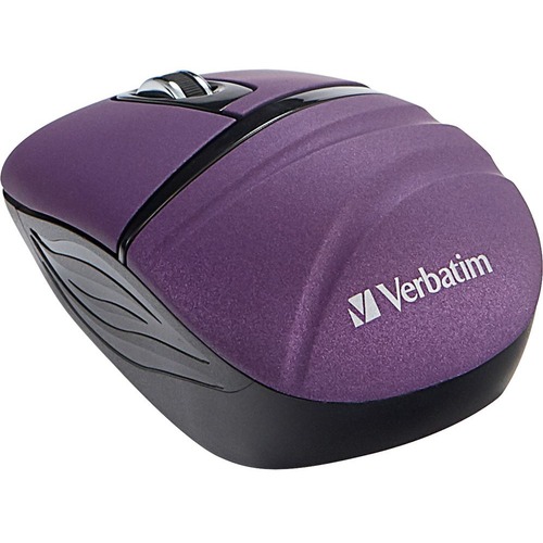 Verbatim Wireless Mini Travel Mouse, Commuter Series   Purple 300/500