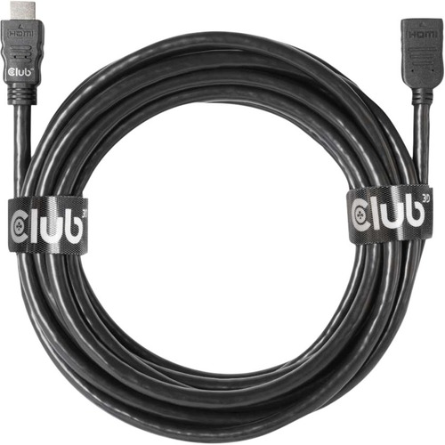 Club 3D High Speed HDMI Extension Cable 4K60Hz M/F 5m/16.4ft 26 AWG 300/500