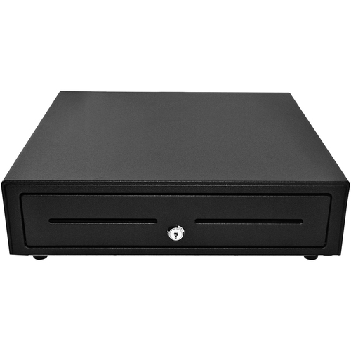 Star Micronics CD4 1616 Choice Cash Drawer, Black, 16Wx16D, 5Bill 5Coin   Printer Driven, Cable Included, 2 Media Slots 300/500