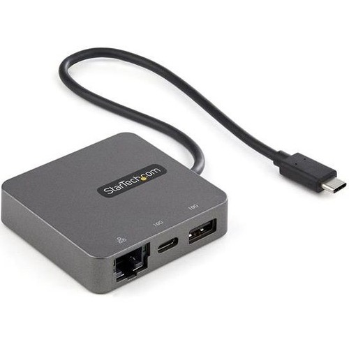 StarTech.com USB C Multiport Adapter   USB 3.1 Gen 2 Type C Mini Dock   USB C To 4K HDMI Or 1080p VGA   10Gbps USB A & USB C, Ethernet 300/500