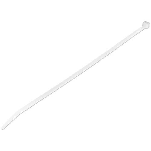 100 PK XL 10" White Cable Ties 300/500