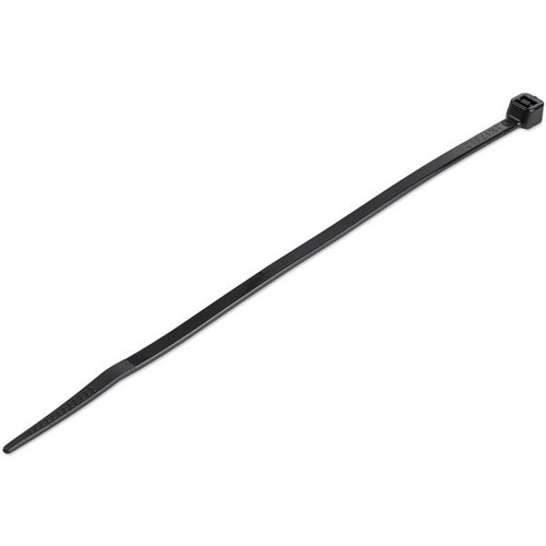 1000 PK MED 6" Black Cable Ties 300/500