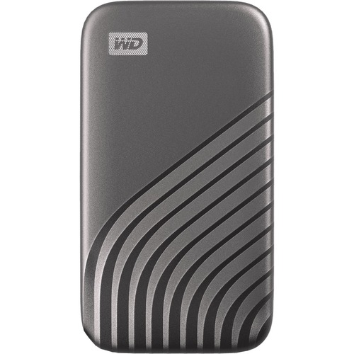 WD My Passport WDBAGF0010BGY WESN 1 TB Portable Solid State Drive   External   Space Gray 300/500
