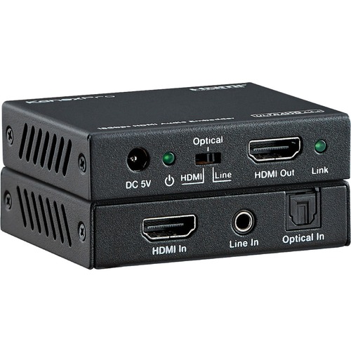 KanexPro HDMI 2.0 Audio Embedder 18Gbps HDCP 2.2 4K 60Hz 300/500