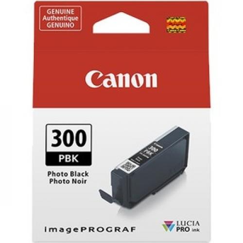 Canon PFI-300 Lucia PRO Ink, Photo Black, Compatible to imagePROGRAF PRO-300 Printer, Standard (4193C002)