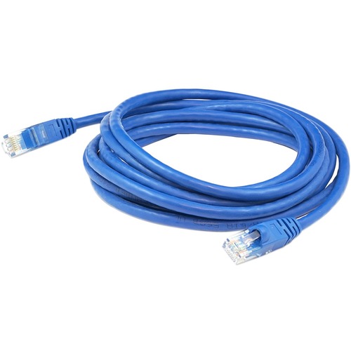 AddOn 20ft RJ 45 (Male) To RJ 45 (Male) Straight Blue Cat6A UTP PVC Copper Patch Cable 300/500