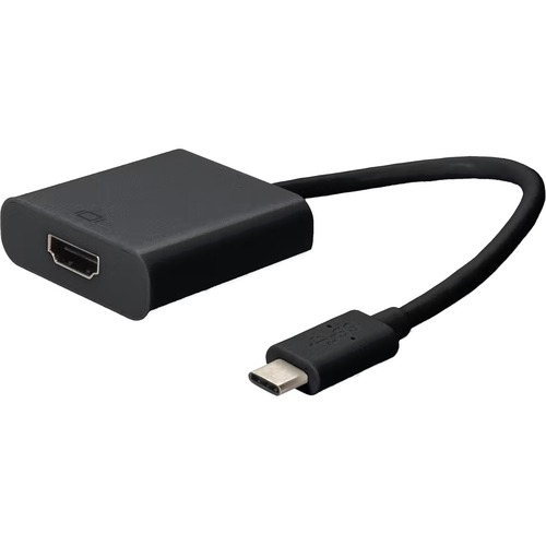 AddOn 20cm (8in) USB 3.1 Type (C) Male To HDMI Female Black Adapter Cable 300/500