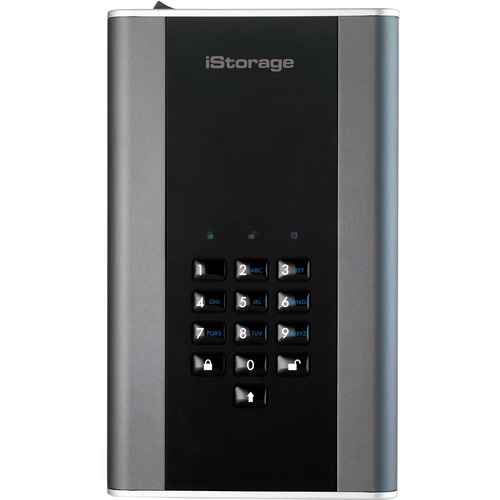 IStorage DiskAshur DT2 18 TB Secure Encrypted Desktop Hard Drive | FIPS Level 3 | Password Protected | Dust/Water Resistant. IS DT2 256 18000 C X 300/500