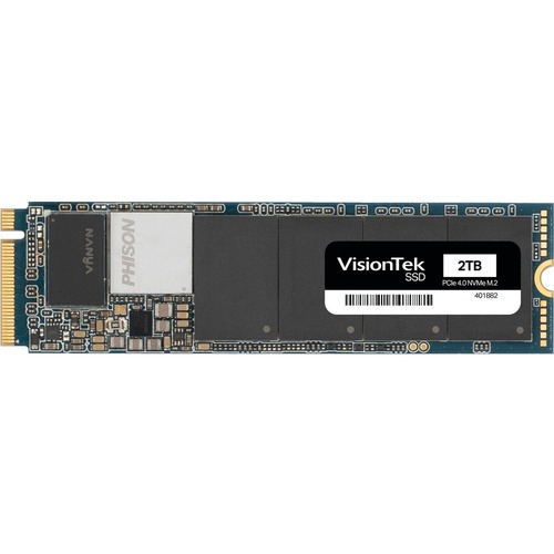 VisionTek 2 TB Solid State Drive   M.2 2280 Internal   PCI Express NVMe (PCI Express NVMe 4.0 X4) 300/500