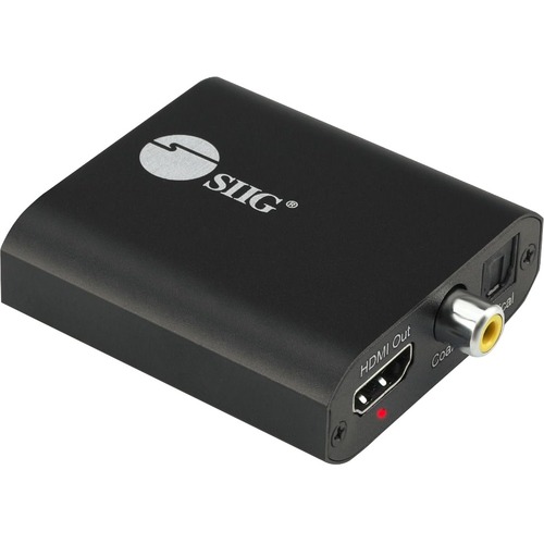 SIIG 4K HDMI With Audio Extractor Converter   Analog Stereo/Toslink Optical/Coaxial S/PDIF 300/500