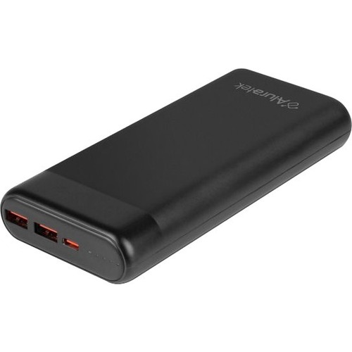 Aluratek 20,000mAh 65W Fast Charge PD Power Bank With USB Type C 300/500
