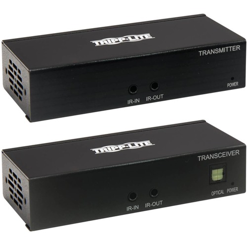 Tripp Lite By Eaton HDMI Over Cat6 Extender Kit, Transmitter And Receiver With Repeater, 4K 60Hz, 4:4:4, IR, HDR, PoC, 230 Ft., TAA 300/500