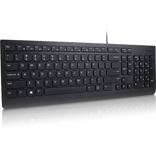 Lenovo Essential Wired Keyboard (Black)   US English 103P 300/500