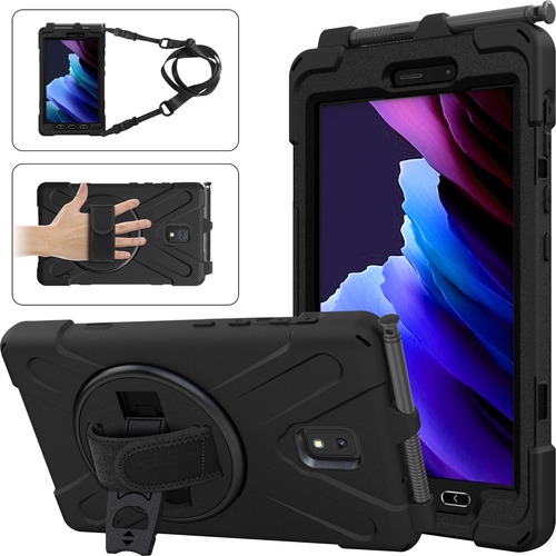 CODi Rugged Carrying Case For 8" Samsung Galaxy Tab Active3 Tablet   Black 300/500