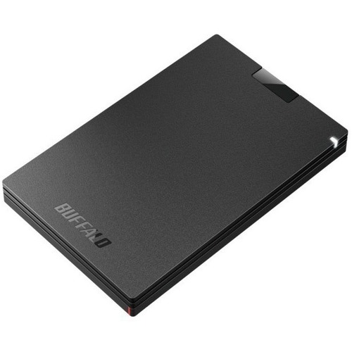 Buffalo 500 GB Portable Rugged Solid State Drive   External   TAA Compliant 300/500