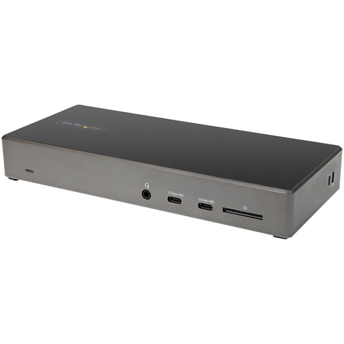 StarTech.com USB C Dock, Triple 4K Monitor USB C Docking Station With DP 1.4 & DSC, 2x DisplayPort & 1x HDMI, 100W PD, 6x USB (2x 10Gbps) 300/500