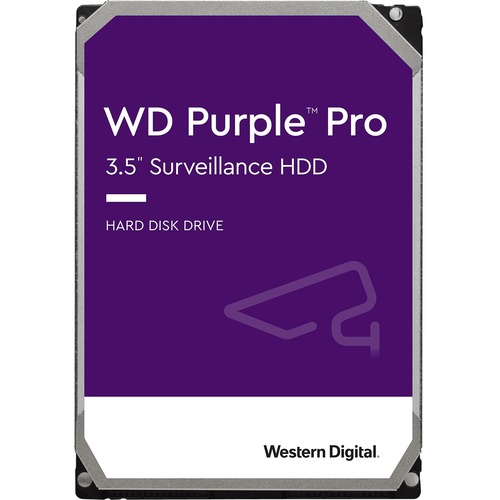 Western Digital Purple Pro WD121PURP 12 TB Hard Drive   3.5" Internal   SATA (SATA/600)   Conventional Magnetic Recording (CMR) Method 300/500