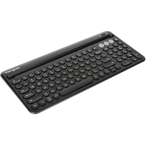 Targus Multi Device Bluetooth Antimicrobial Keyboard With Tablet/Phone Cradle 300/500