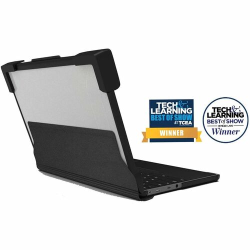 Extreme Shell S For Dell 3100/3110 Chromebook 2:1 Convertible 11.6" (Black/Clear) 300/500