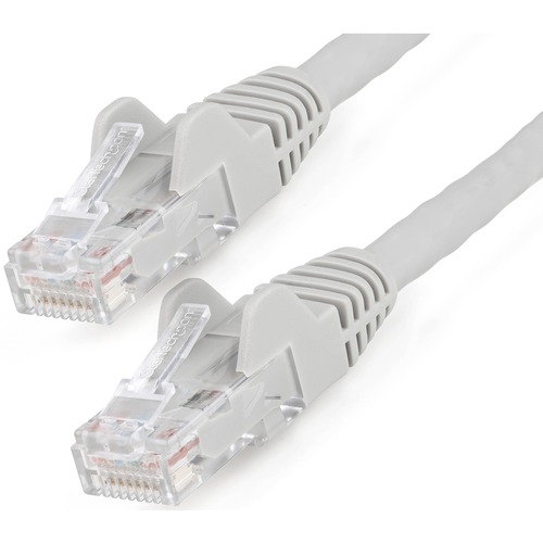StarTech.com 7ft (2m) CAT6 Ethernet Cable, LSZH (Low Smoke Zero Halogen) 10 GbE Snagless 100W PoE UTP RJ45 Gray Network Patch Cord, ETL 300/500