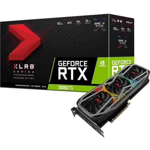PNY NVIDIA GeForce RTX 3080 Ti Graphic Card   12 GB GDDR6 300/500