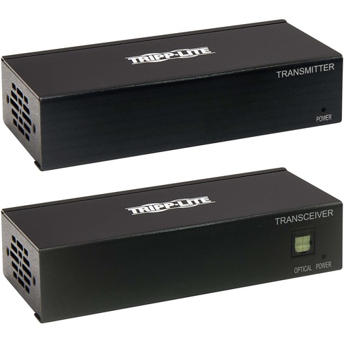 Tripp Lite By Eaton DisplayPort Over Cat6 Extender Kit, Transmitter And Receiver With Repeater, 4K, 4:4:4, PoC, 230 Ft. (70.1 M), TAA 300/500
