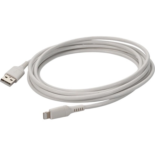 AddOn 3.0m (9.8ft) USB 2.0 (A) Male To Lightning Male Sync And Charge White Cable 300/500