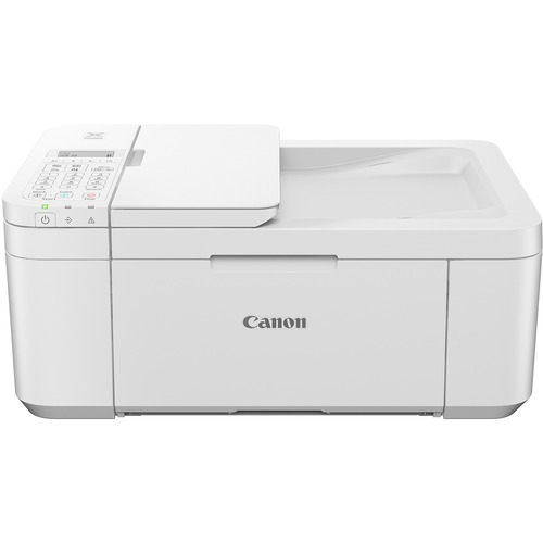 Canon PIXMA TR4720 Inkjet Multifunction Printer Color White Copier/Fax/Scanner 4800x1200 Dpi Print Automatic Duplex Print 100 Sheets Input Color Flatbed Scanner 1200 Dpi Optical Scan Color Fax Wireless LAN 300/500