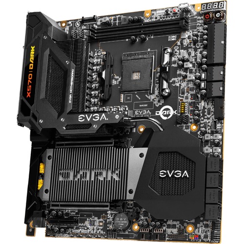 EVGA X570 DARK Desktop Motherboard   AMD X570 Chipset   Socket AM4   Onboard ARGB Lighting   64 GB Memory Capacity   2 X PCI Express 4.0 X16 300/500