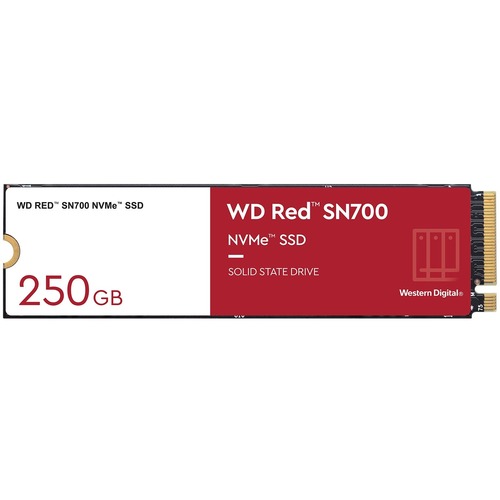 Western Digital Red S700 WDS250G1R0C 250 GB Solid State Drive   M.2 2280 Internal   PCI Express NVMe (PCI Express NVMe 3.0 X4) 300/500