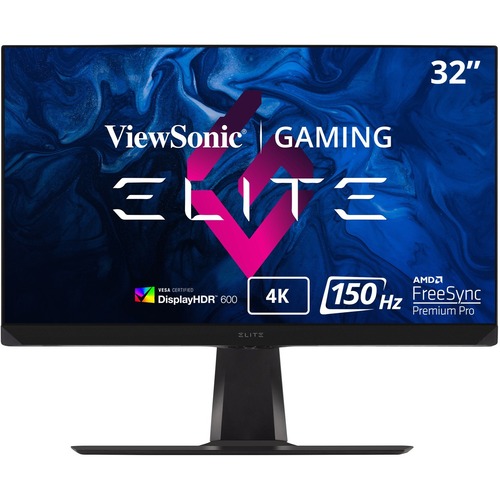 ViewSonic ELITE XG320U 32 Inch 4K UHD 1ms 150Hz Gaming Monitor With FreeSync Premium Pro, HDR 600, HDMI, DisplayPort, USB, And Advanced Ergonomics For Esports 300/500