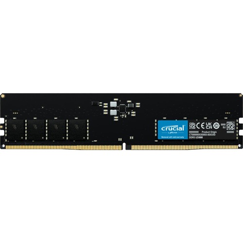 Crucial 16GB DDR5 4800 SDRAM Memory Module   For Motherboard & Desktop PC   16 GB (1 X 16GB)   DDR5 4800/PC5 38400 DDR5 SDRAM   CL40 CAS Latency   Limited Lifetime Warranty 300/500
