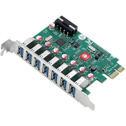 SIIG USB 3.0 7 Port PCIe Host Card   UASP Mode 300/500