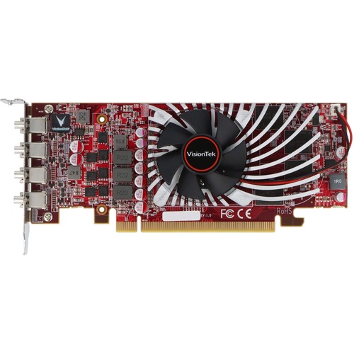 VisionTek AMD Radeon RX 550 Graphic Card   2 GB GDDR5   Full Height 300/500
