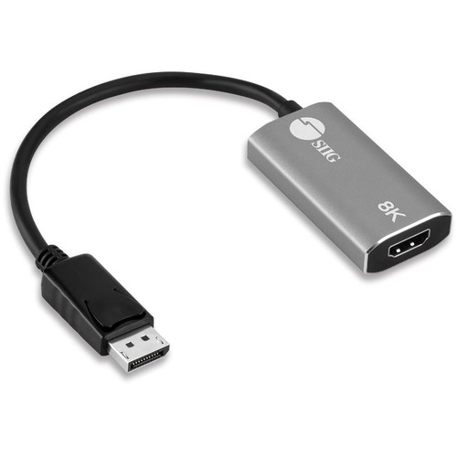 SIIG DisplayPort 1.4 To HDMI Adapter   8K 60Hz Male To Female 300/500