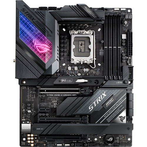 Asus ROG Strix Z690 E GAMING WIFI Desktop Motherboard   Intel Z690 Chipset   Socket LGA 1700   Intel Optane Memory Ready   ATX 300/500