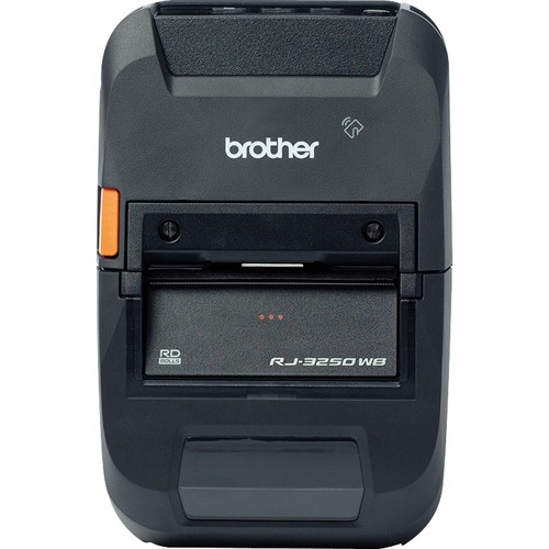 Brother RuggedJet RJ 3250WB L Mobile Direct Thermal Printer   Monochrome   Portable   Label/Receipt Print   Ethernet   USB   Bluetooth   Black 300/500