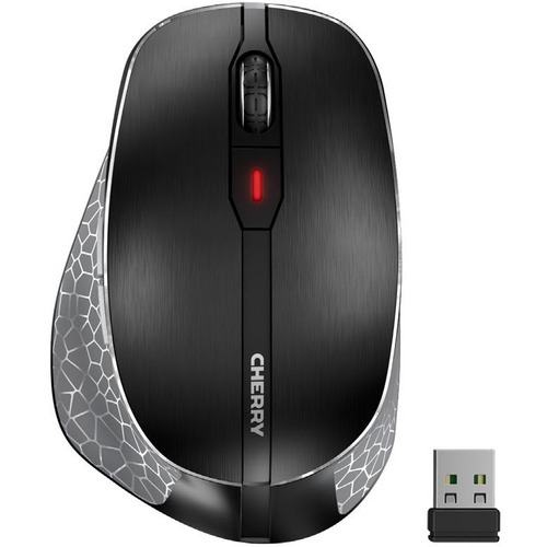 CHERRY MW 8C ERGO Rechargeable Black Wireless Mouse 300/500