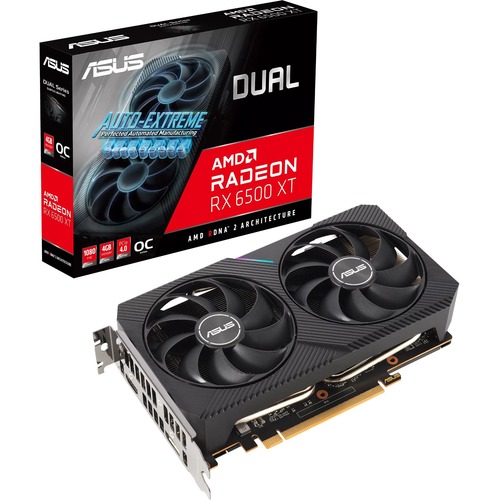 Asus AMD Radeon RX 6500 XT Graphic Card   4 GB GDDR6 300/500