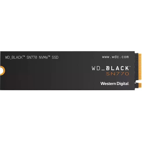 WD Black SN770 WDS500G3X0E 500 GB Solid State Drive   M.2 2280 Internal   PCI Express NVMe (PCI Express NVMe 4.0 X4) 300/500