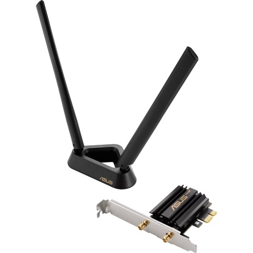 Asus PCE AXE58BT IEEE 802.11ax Bluetooth 5.2 Tri Band Wi Fi/Bluetooth Combo Adapter For Computer 300/500